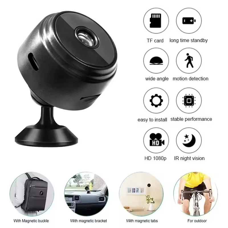 Home Security Bell - Câmera de Segurança A9 Mini WiFi