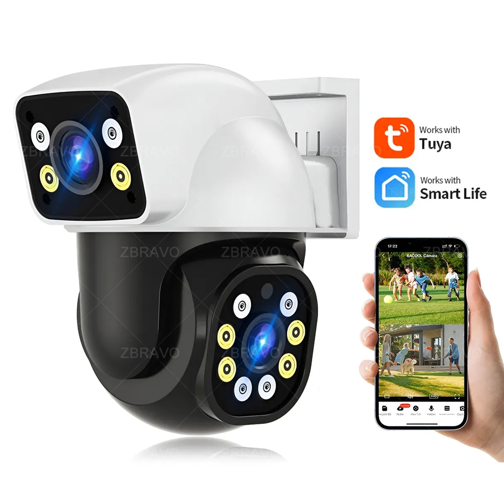 Home Security Packages - Câmera Externa Smartlife 8MP WiFi Tuya