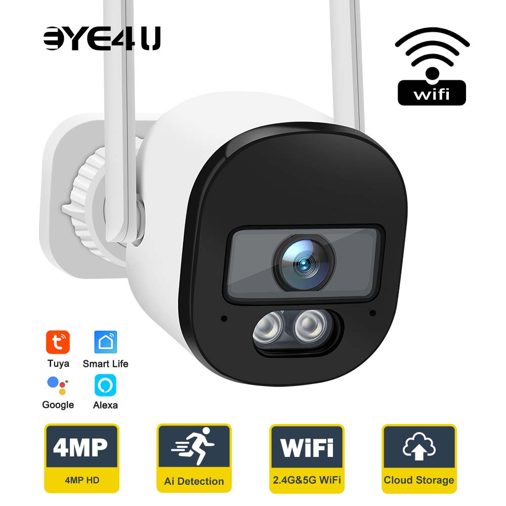 Home Security Google Camera - Câmera de Segurança Bullet Outdoor Tuya,