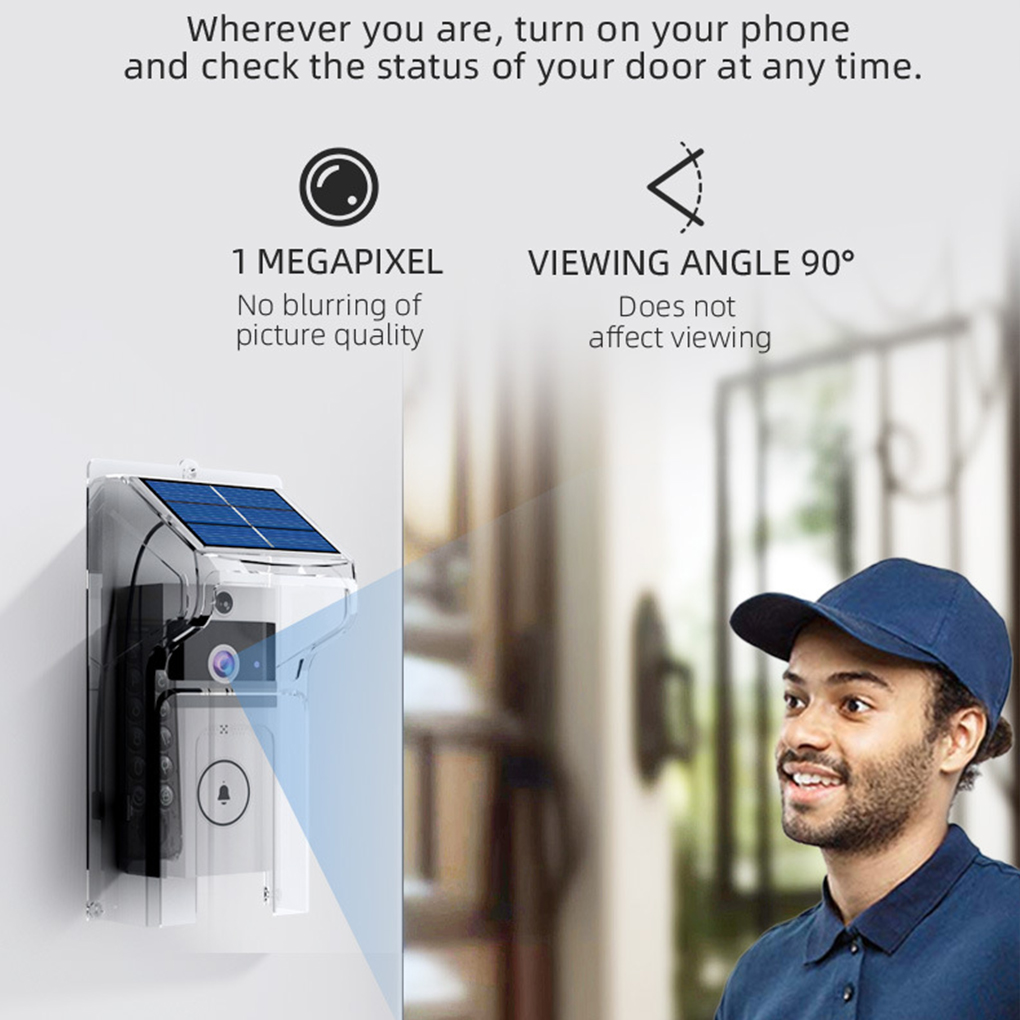 Home Security Bell - Wifivisual campainha câmera sem fio de