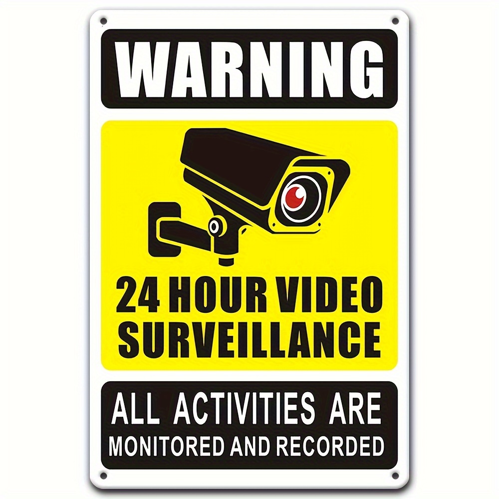 Home Security Home Assistant - Sinal de aviso de vigilância por