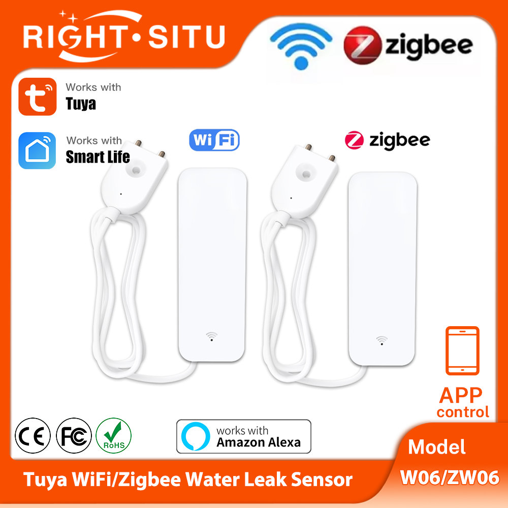 Home Security Devices - Tuya wifi zigbee sensor de água