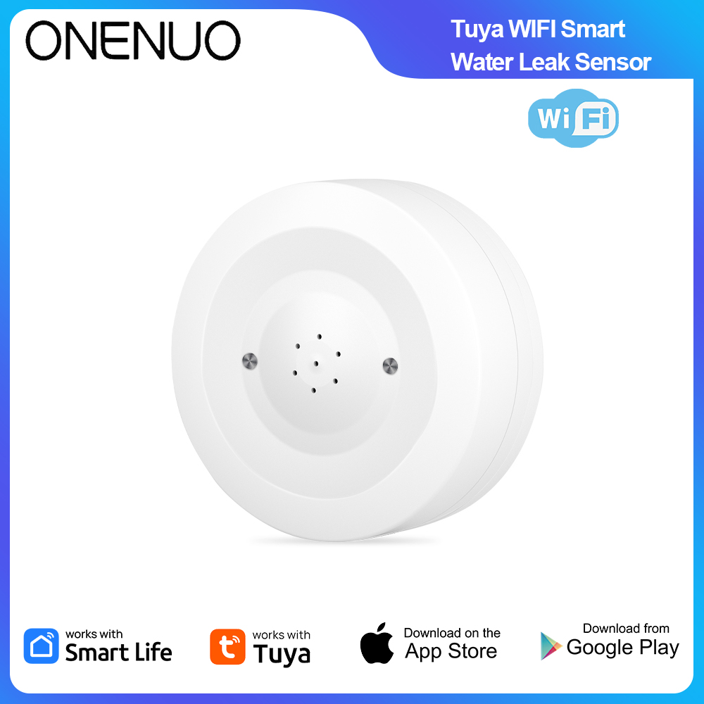 Home Security Devices - Sensor de Vazamento de Água WiFi