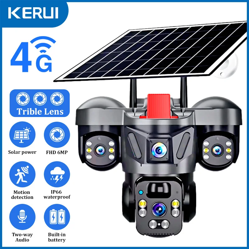 Home Security Packages - Kerui v380 pro ao ar livre