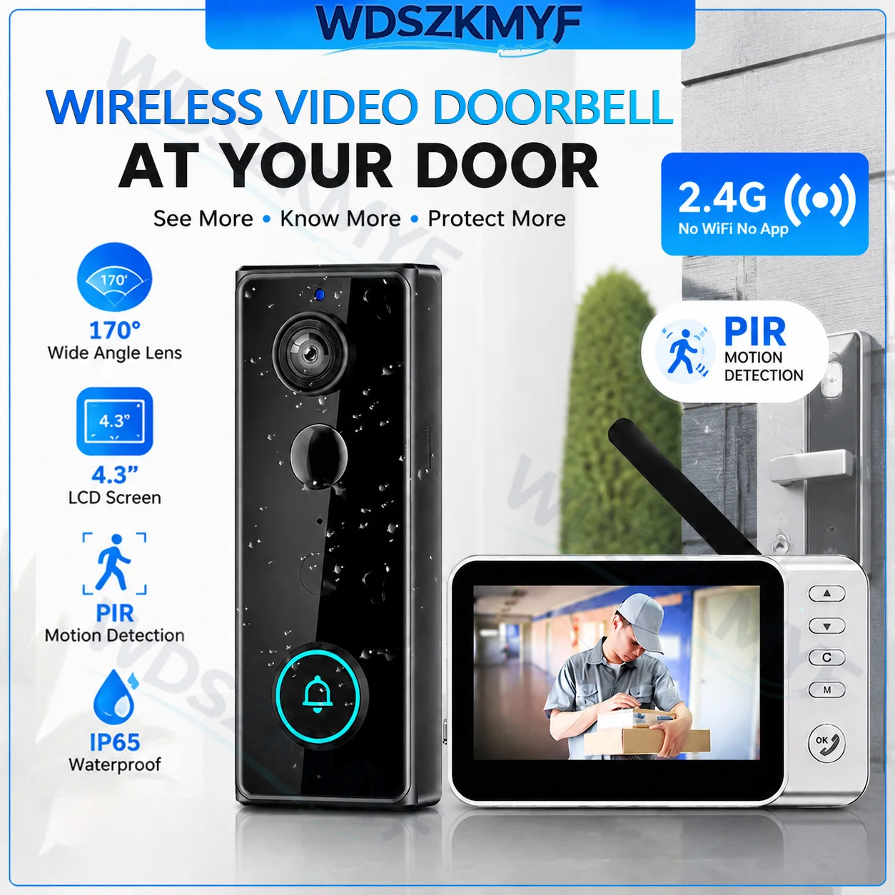 Home Security Doorbell Camera - Nova Campainha Sem Fio à Prova