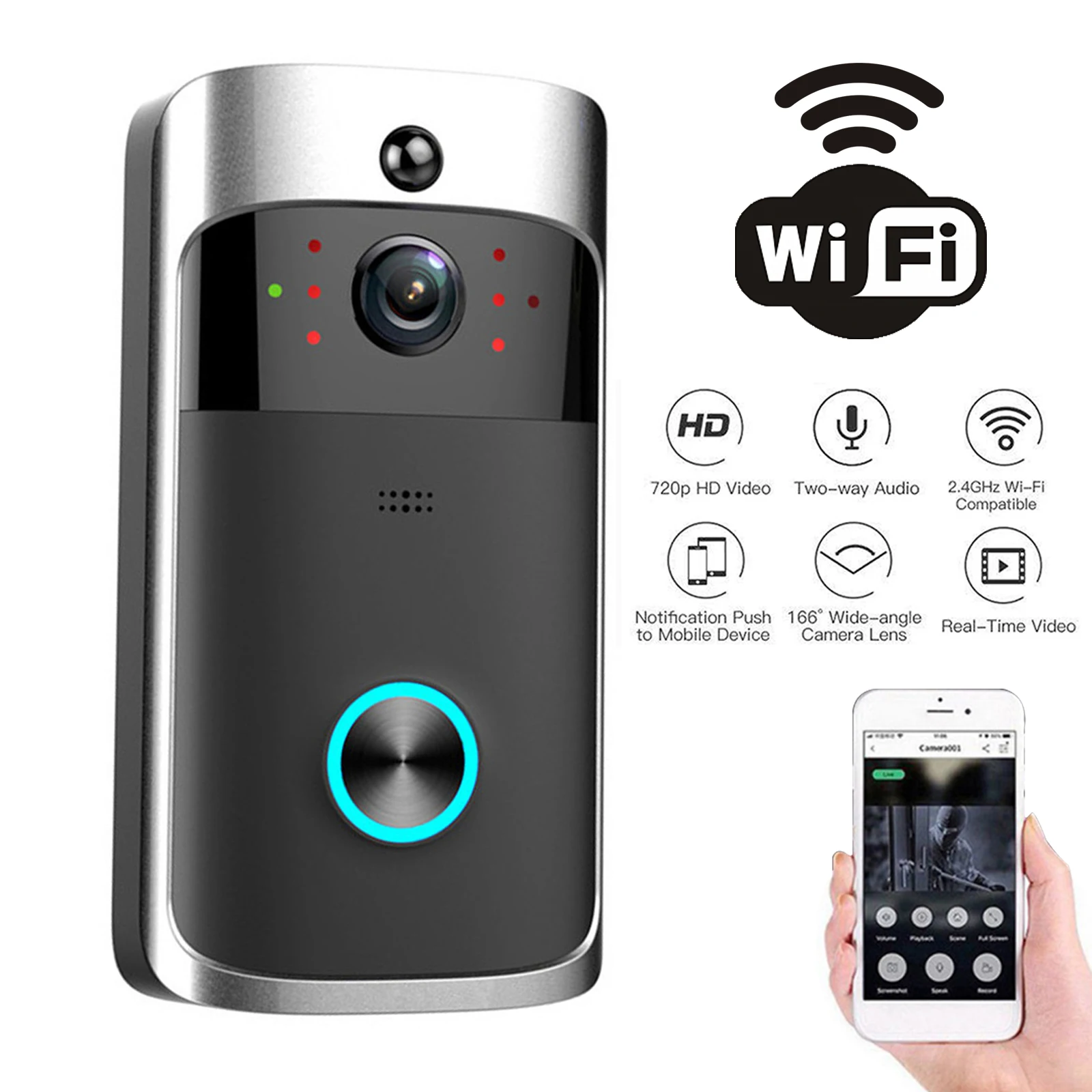 2026 novo v5 campainha da port - Home Security Doorbell Camera avaliação e preço