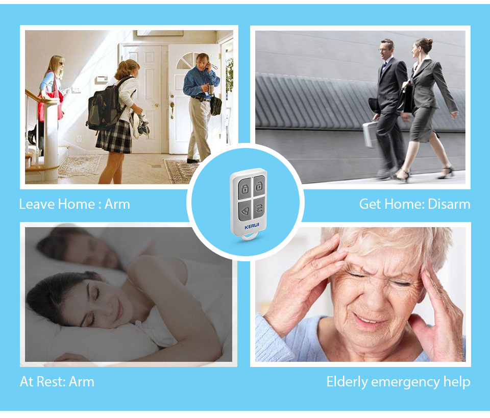 Kerui sem fio de alto desempen - Home Security Home Assistant avaliação e preço