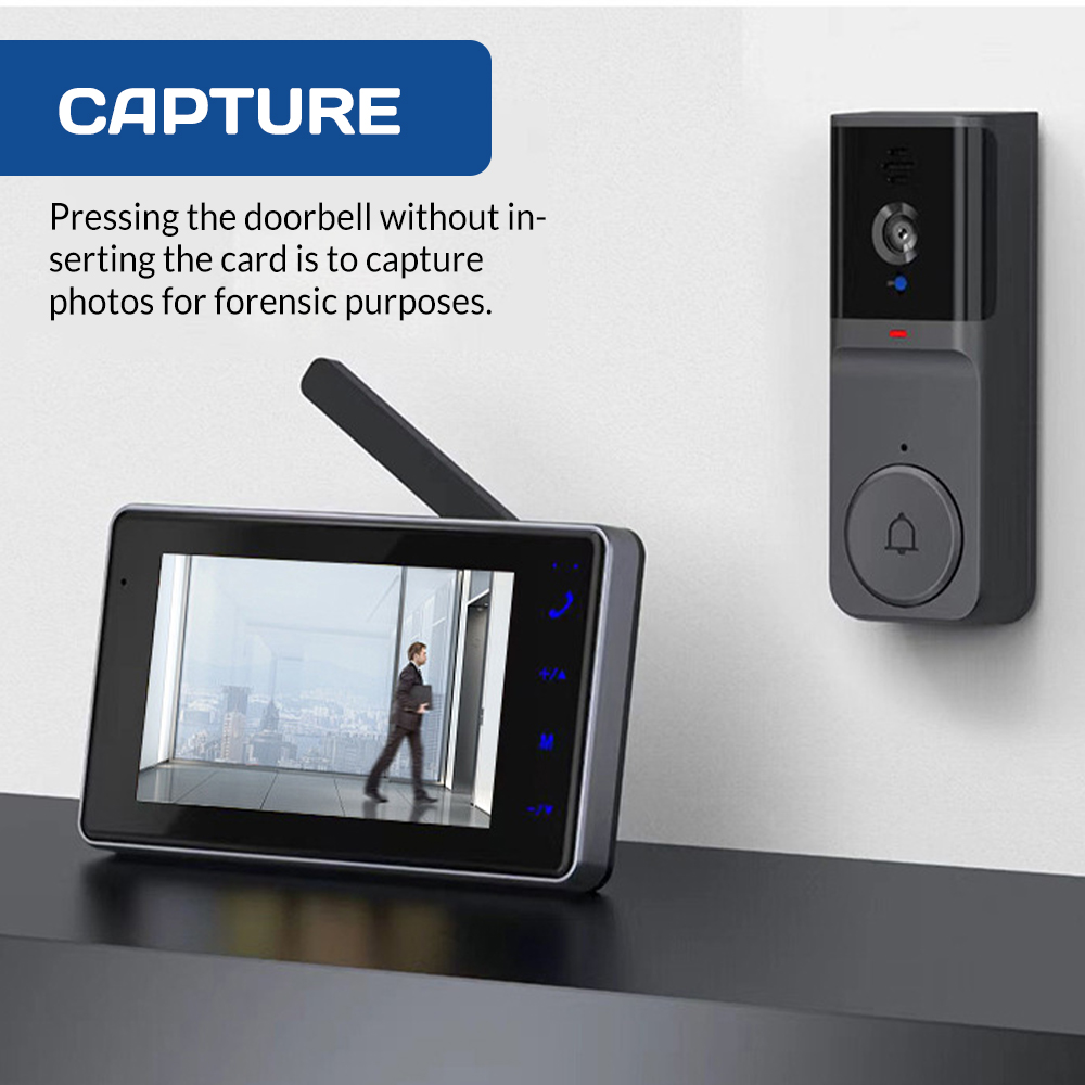 Interfone Visual Sem Fio com T - Home Security Doorbell Camera avaliação e preço