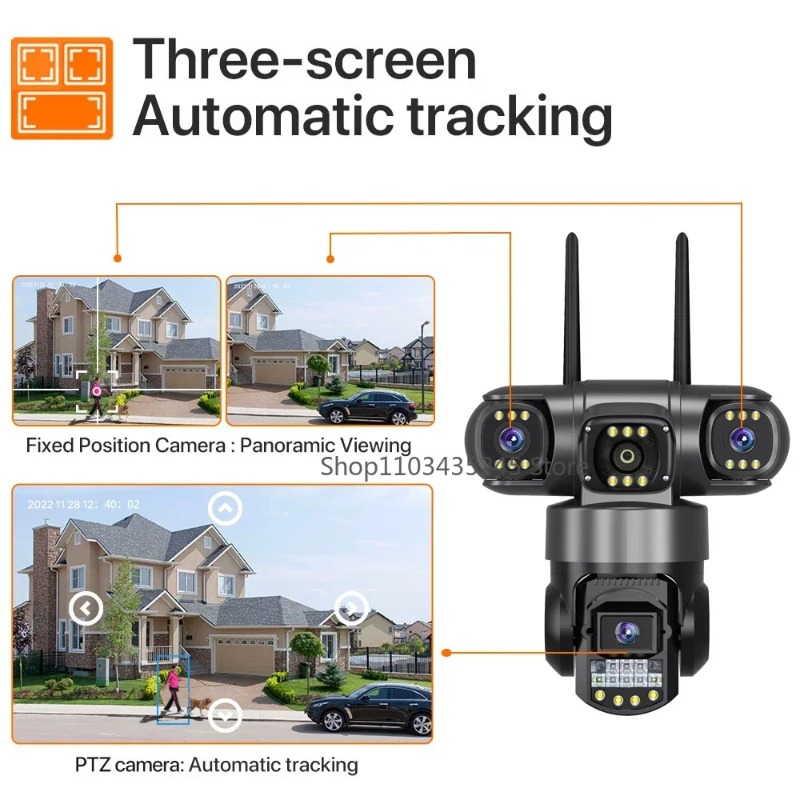 Câmera de Segurança Externa à  - Home Yard Security Cameras avaliação e preço