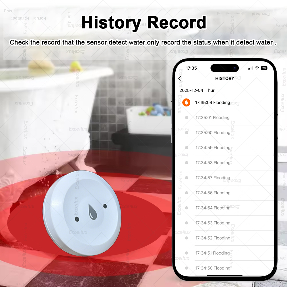 Zigbee detector de água sensor - Home Security Home Assistant avaliação e preço