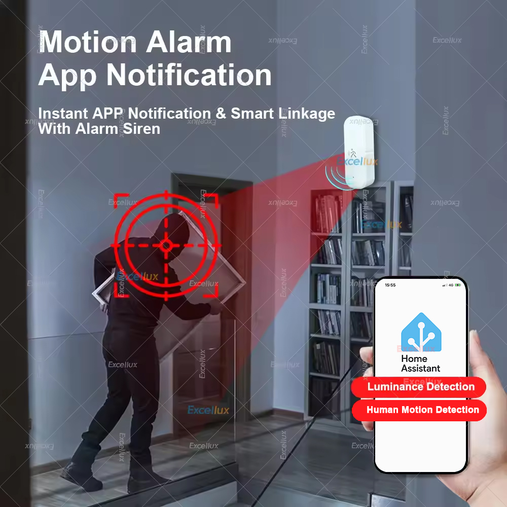 Inteligente zigbee sensor de m - Home Security Home Assistant avaliação e preço