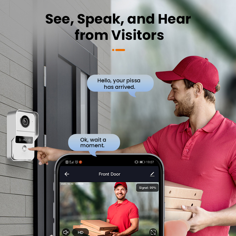 Tuya inteligente 1080p campain - Home Security Doorbell Camera avaliação e preço