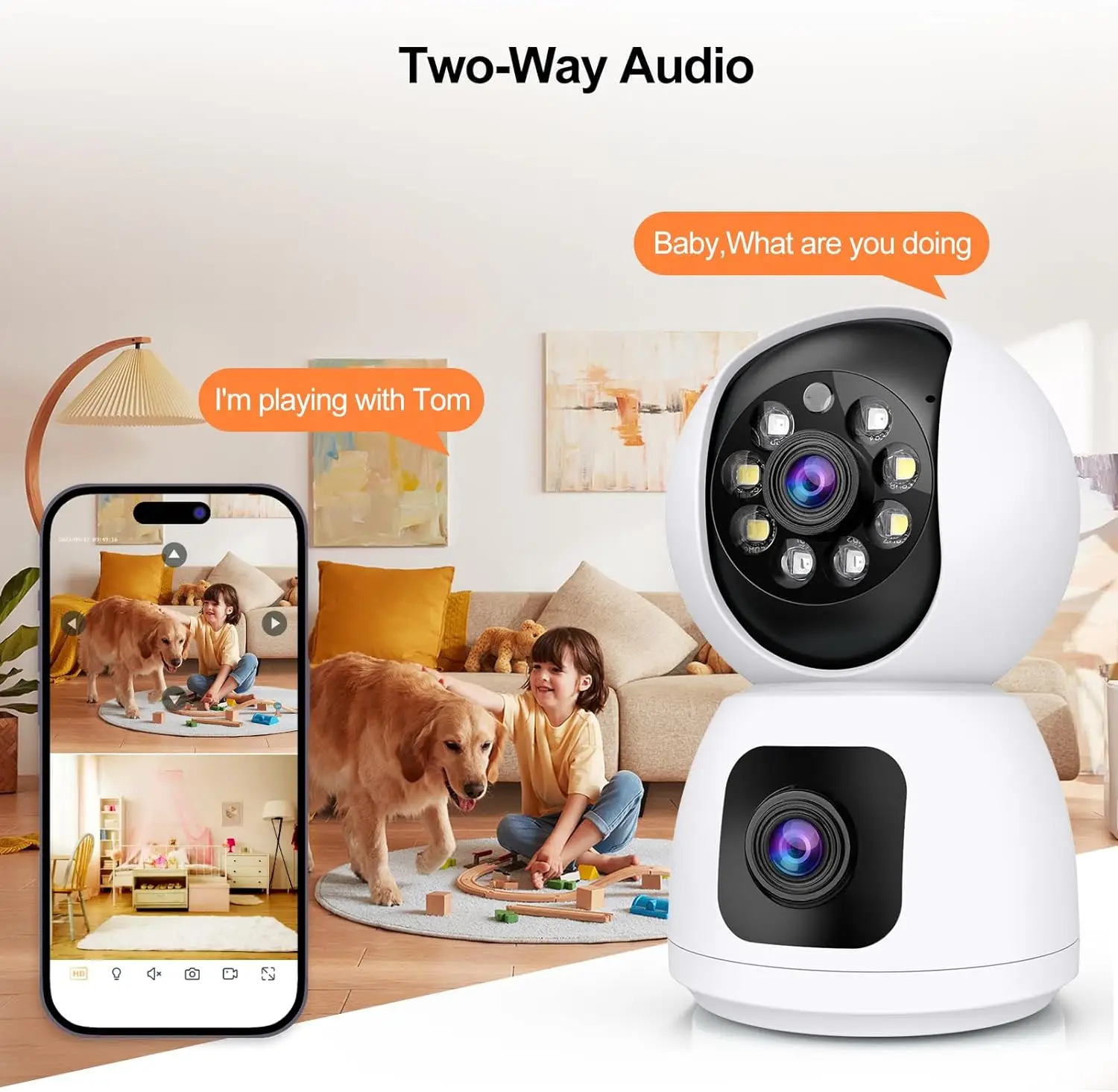 Tuya 4k 8mp hd wifi câmera int - Home Security Google Camera avaliação e preço