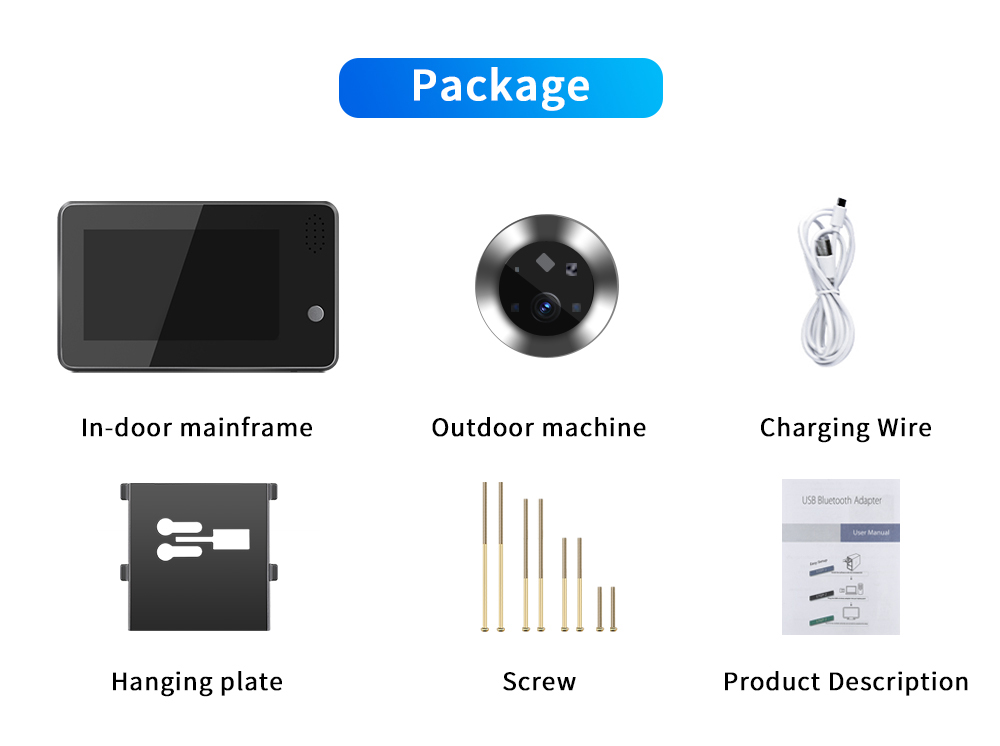 Campainha Inteligente WiFi Tuy - Home Security Doorbell Camera avaliação e preço