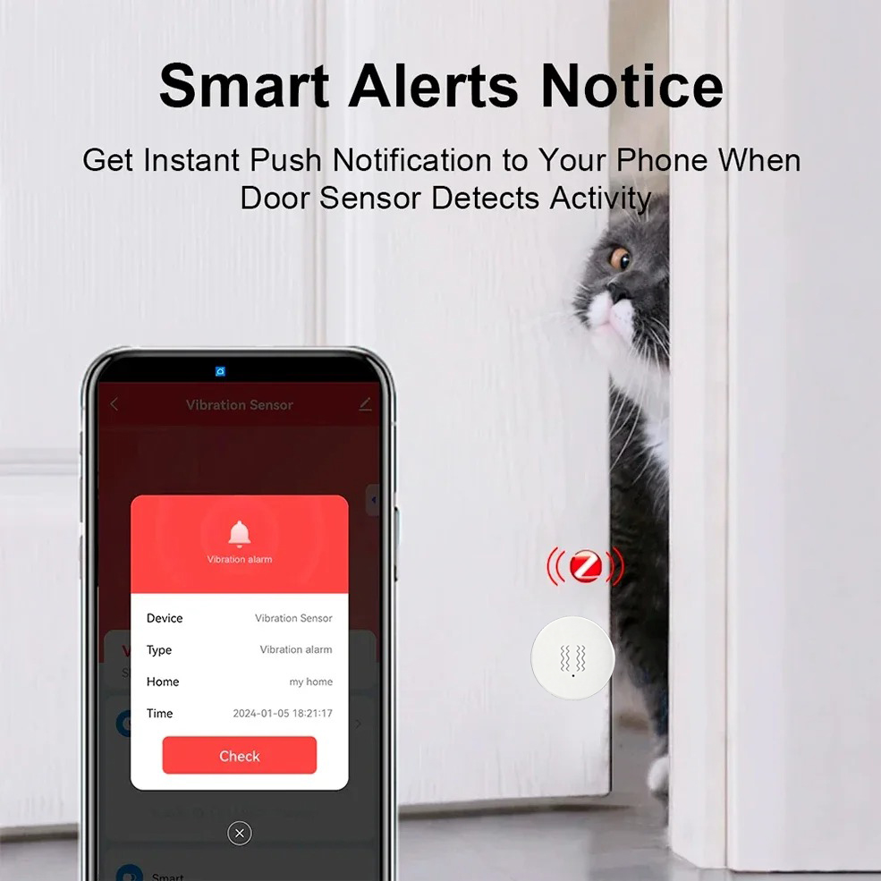 Sensor de Vibração e Inclinaçã - Home Security Home Assistant avaliação e preço