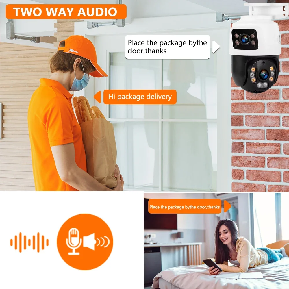 Câmera de Segurança PTZ POE de - Home Yard Security Cameras avaliação e preço