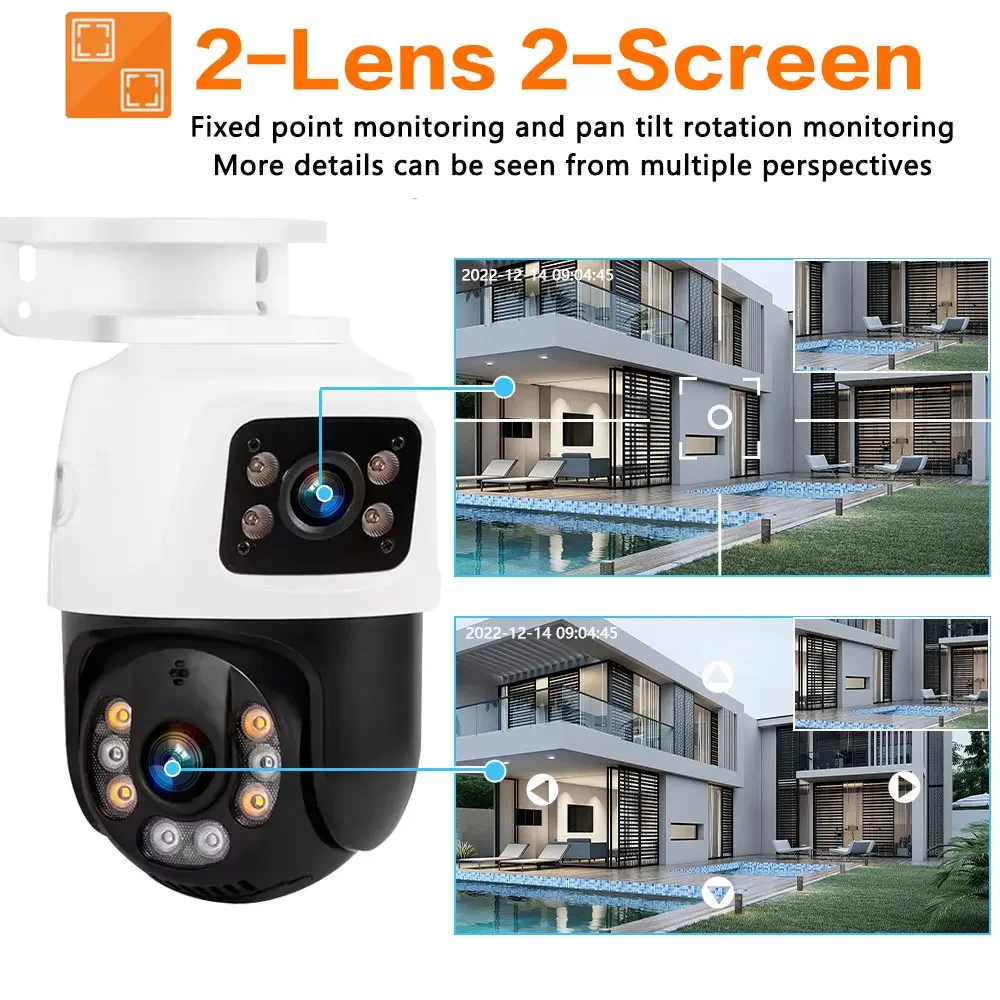 Câmera de Segurança PTZ POE de - Home Yard Security Cameras avaliação e preço