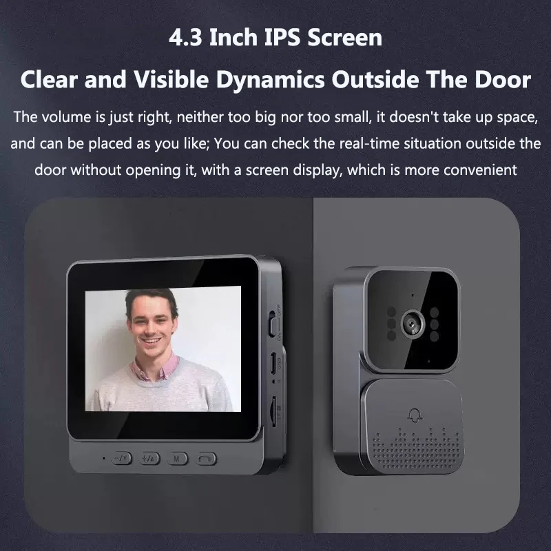 Campainha de vídeo porteiro se - Home Security Doorbell Camera avaliação e preço