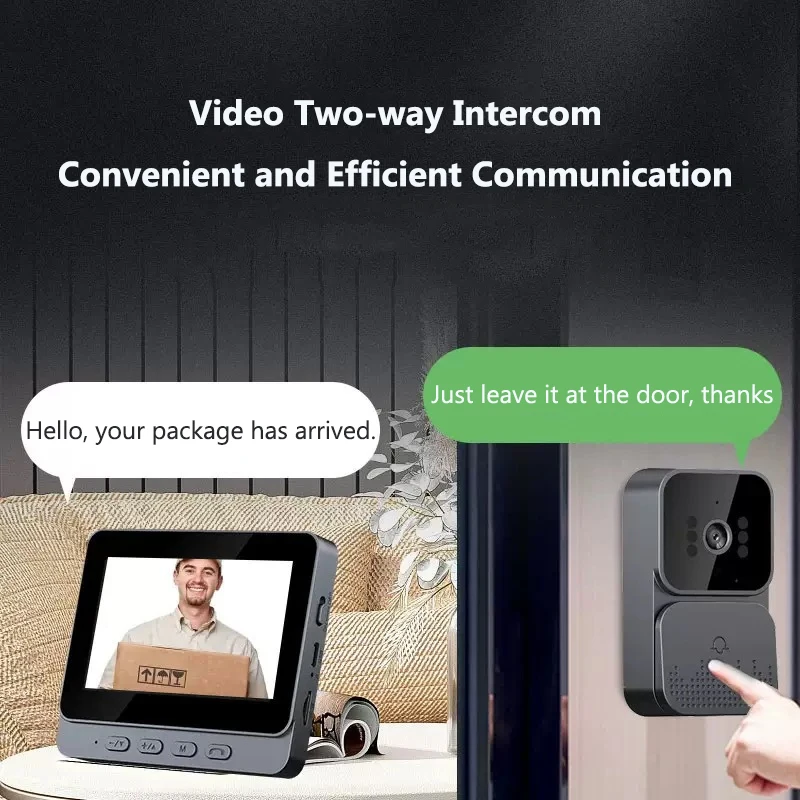 Campainha de vídeo porteiro se - Home Security Doorbell Camera avaliação e preço