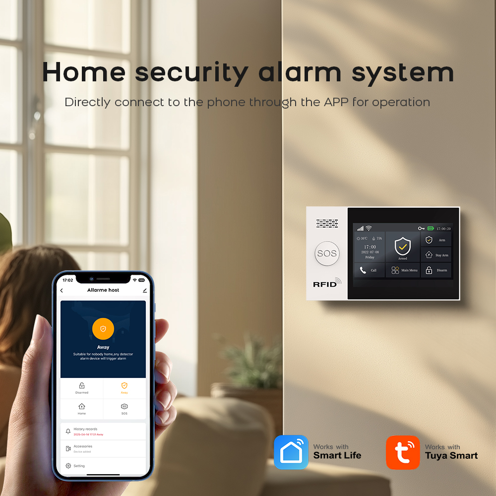 Segurança doméstica tuya alarm - Home Security Google Camera avaliação e preço