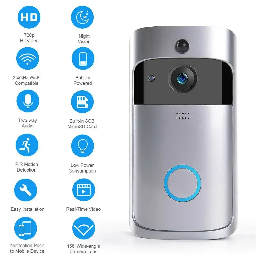 Câmera de Campainha Sem Fio WI - Home Security Doorbell Camera avaliação e preço