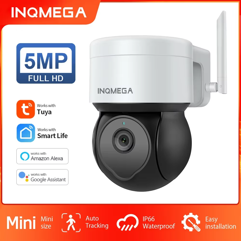 Inqmega 5mp tuya câmera ptz ao - Home Yard Security Cameras avaliação e preço