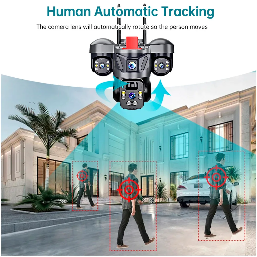 Kerui v380 pro ao ar livre ptz - Home Security Packages avaliação e preço
