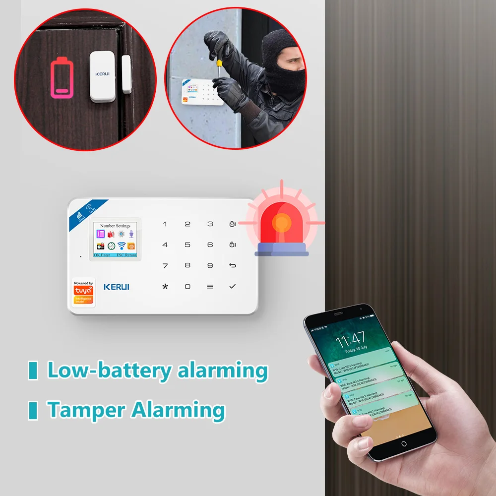 Kerui w181 sistema de alarme s - Home Security Google Camera avaliação e preço