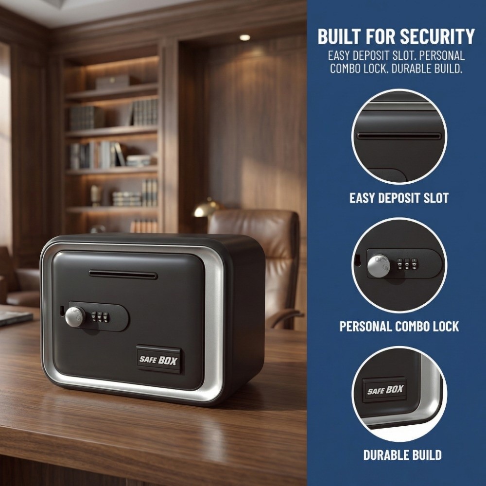 Cofrinho com Senha para Uso Do - Home Security Packages avaliação e preço