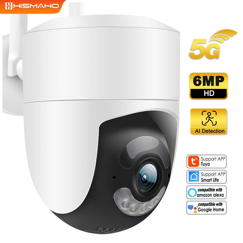 Tuya câmera ip 5g wifi 6mp ale - Home Security Google Camera avaliação e preço