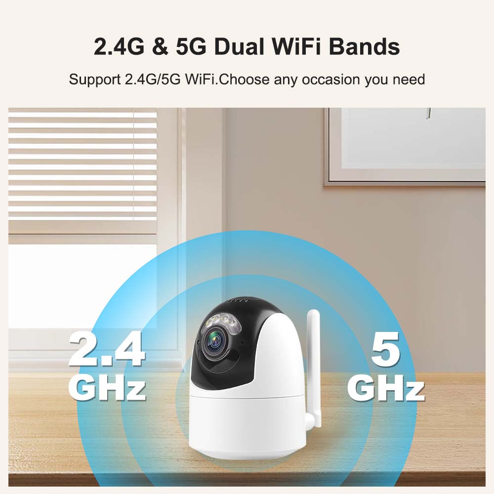Tuya câmera ip 5g wifi 6mp ale - Home Security Google Camera avaliação e preço