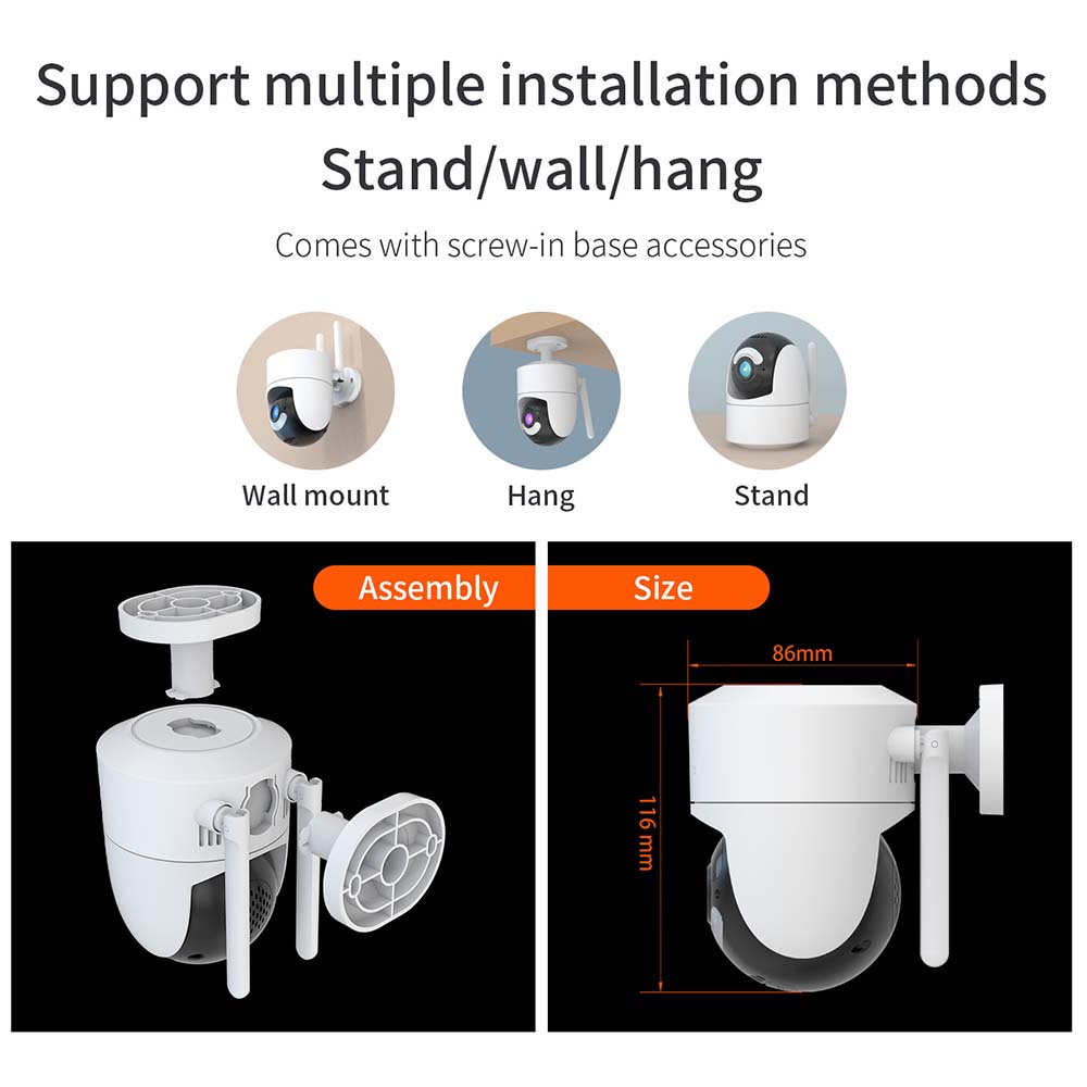Tuya câmera ip 5g wifi 6mp ale - Home Security Google Camera avaliação e preço