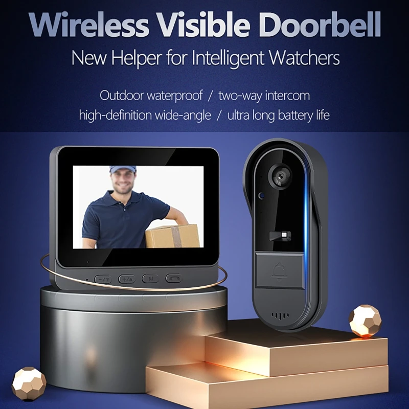 Intercomunicador Sem Fio para  - Home Security Doorbell Camera avaliação e preço